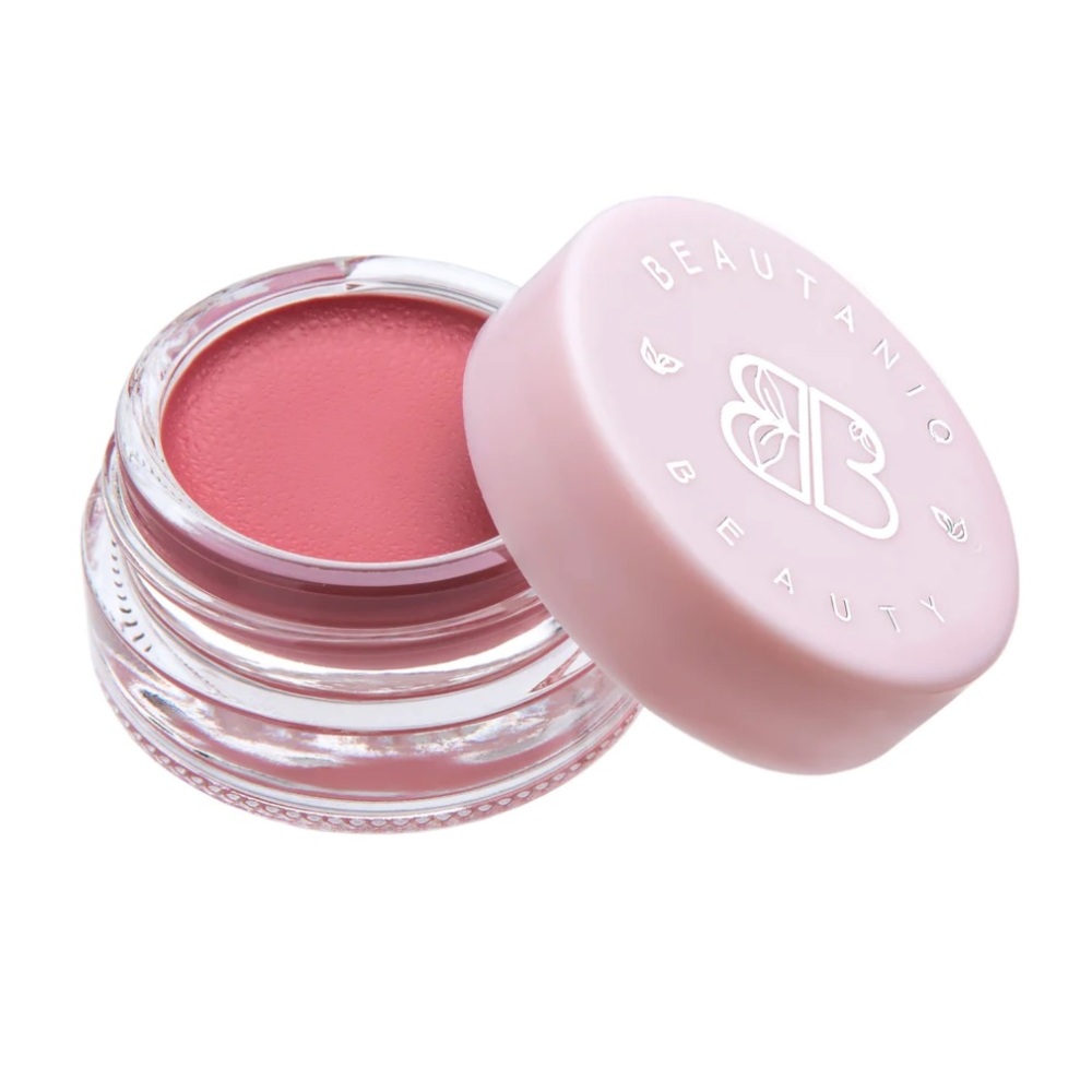 5/$25 New Beautaniq Butter Lip Cheek Balm Mauve Lychee Pink Natural Makeup Glow